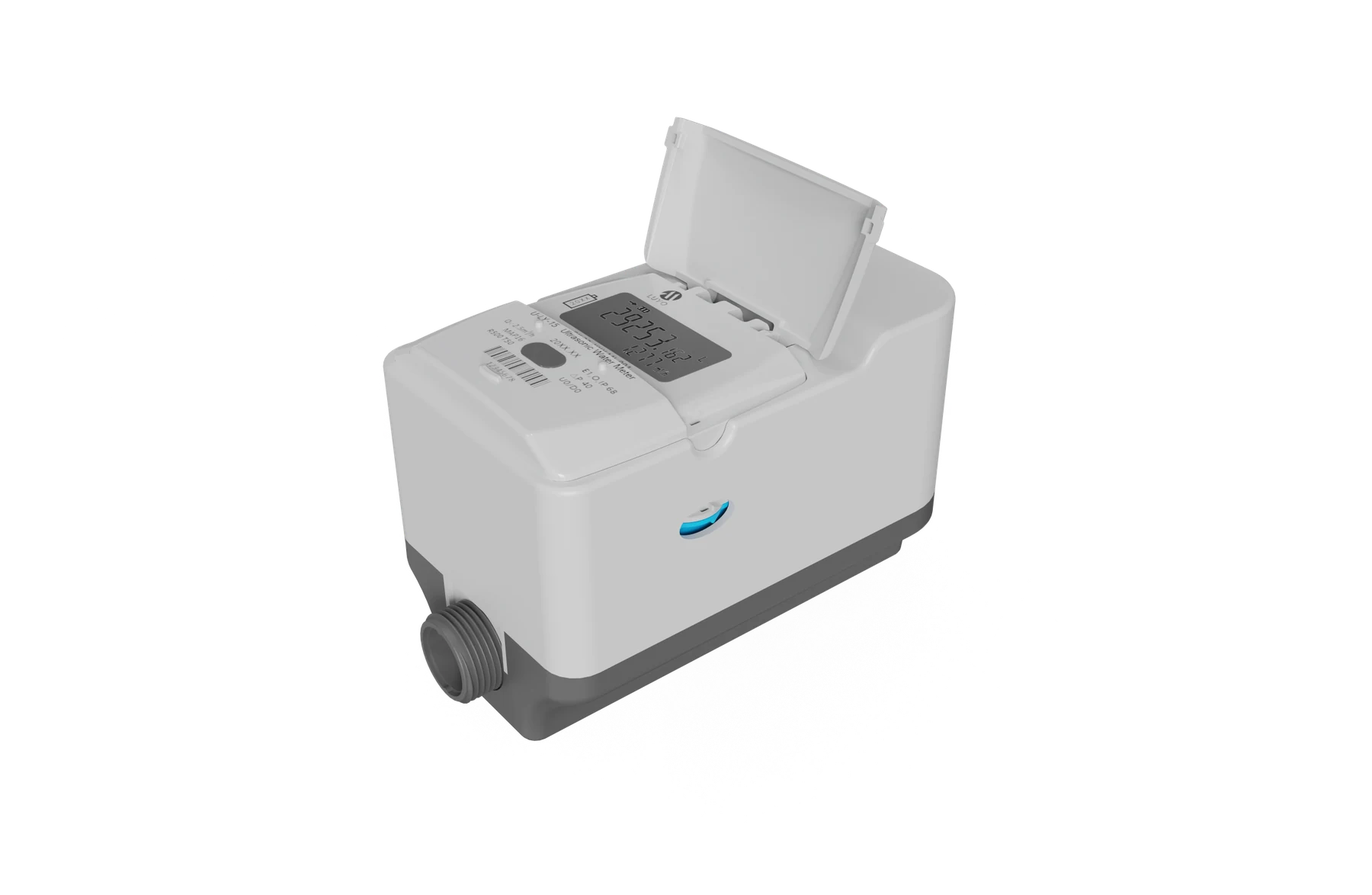 Valve-Controlled Ultrasonic Water Meter